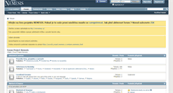 Desktop Screenshot of forum.project-nemesis.cz