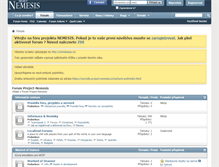 Tablet Screenshot of forum.project-nemesis.cz